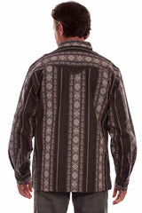 Scully Leather Farthest Point Charcoal Jaquard Shirt/Jacket - Scully Leather - Flyclothing LLC