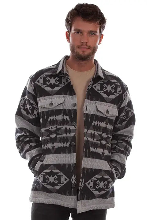 Scully Leather Farthest Point Grey Flannel Shirt/Jacket - Scully Leather - Flyclothing LLC