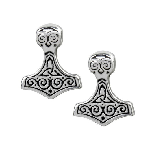 Alchemy Metal-Wear Thor Hammer Earstuds - Alchemy Gothic