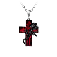 Alchemy Gothic Order of the Black Rose Pendant - Flyclothing LLC