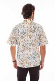 Scully Leather Farthest Point Natural Batik Floral Shirt - Scully Leather