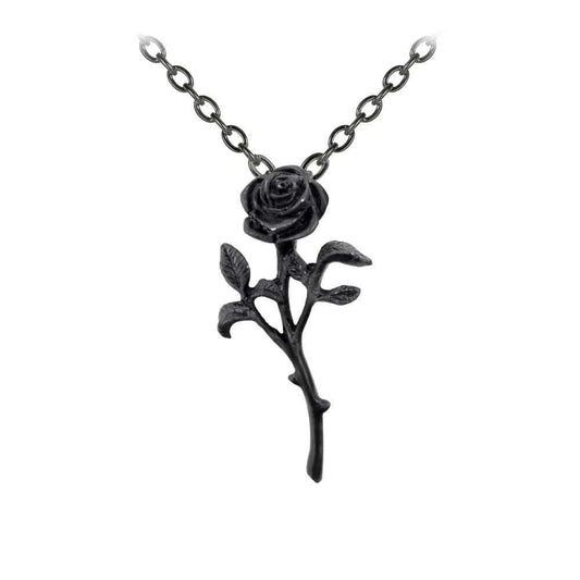 Alchemy Gothic The Romance of The Black Rose Pendant - Alchemy Gothic
