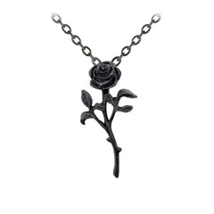 Alchemy Gothic The Romance of The Black Rose Pendant - Alchemy Gothic
