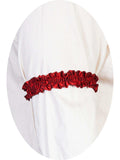 Scully RED SILK SLEEVE GARTER SET - Scully Leather - Flyclothing LLC