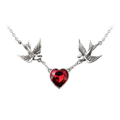 Swallow Heart Necklace - Flyclothing LLC