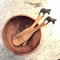 Zebra Salad Serving Set - Flyclothing LLC