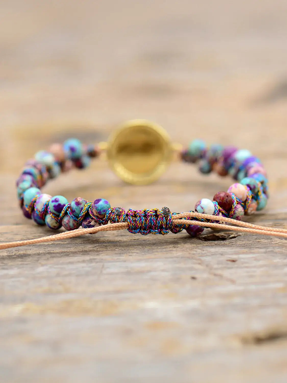 Imperial Jasper Beaded Bracelet - Trendsi - Flyclothing LLC