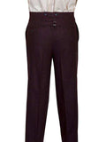 Scully Leather Burgundy Wool Blend Gent Mens Pant - Scully Leather - Flyclothing LLC