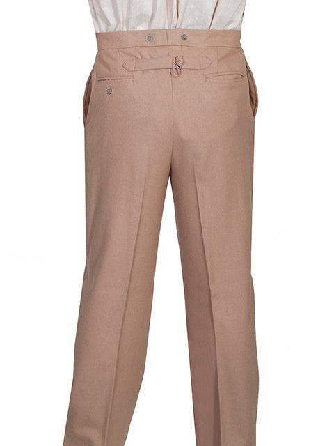 Scully Leather Tan Wool Blend Gent Mens Pant - Scully Leather - Flyclothing LLC