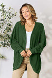 Basic Bae Full Size Ribbed Cocoon Cardigan - Trendsi - Flyclothing LLC