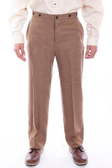 Scully TAN PLAID GENT PANT - Scully Leather