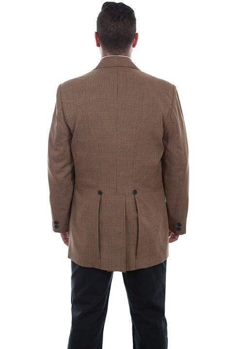 Scully TAN PLAID TOWN COAT - Scully Leather - Flyclothing LLC
