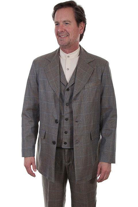 Scully MULTI PLAID TOWN COAT - Scully Leather