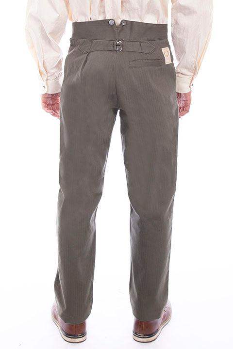 Scully ARMY HERRINGBONE VIGILANTE PANT - Scully Leather - Flyclothing LLC