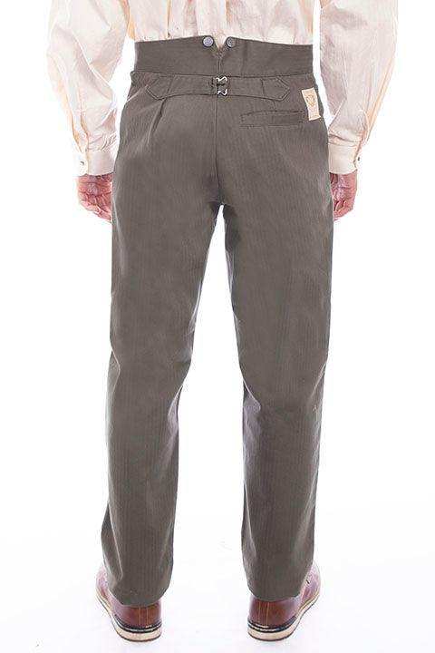 Scully Leather Army Herringbone Vigilante Mens Pant - Scully Leather - Flyclothing LLC