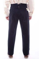 Scully Leather Black Herringbone Vigilante Mens Pant - Scully Leather - Flyclothing LLC