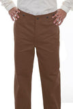Scully Leather Brown Herringbone Vigilante Mens Pant - Scully Leather