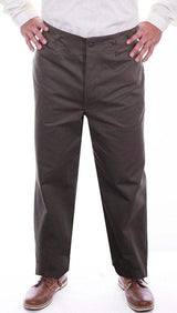 Scully CHARCOAL HERRINGBONE VIGILANTE PANT - Scully Leather - Flyclothing LLC