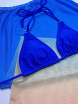 Gradient Halter Neck Three-Piece Swim Set - Trendsi - Flyclothing LLC