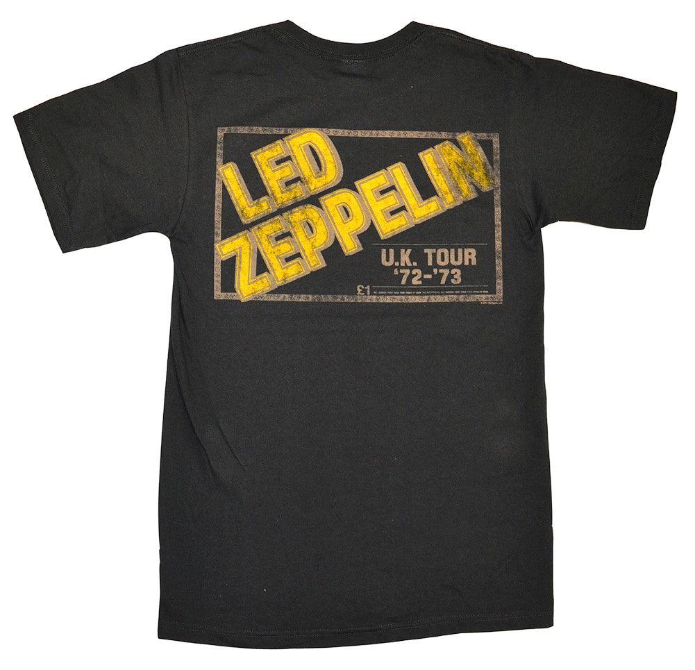 Led Zeppelin Square Gold Logo Shirt - Flyclothing LLC