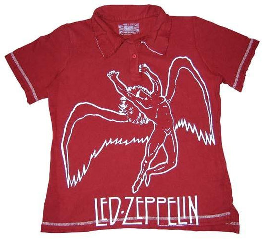 Led Zeppelin Swan Song Polo - Flyclothing LLC