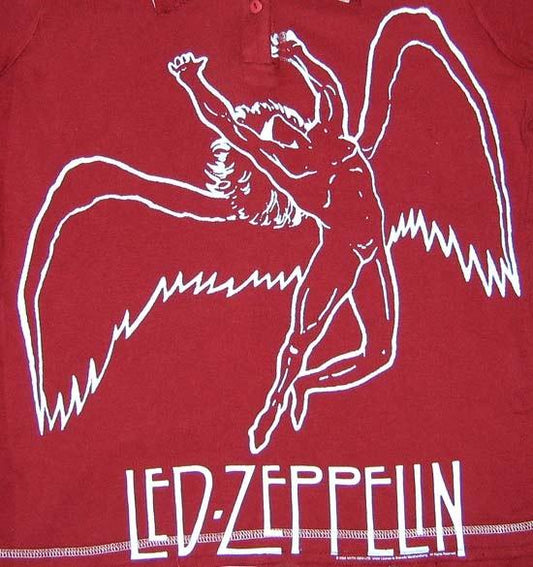 Led Zeppelin Swan Song Polo - Flyclothing LLC