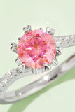 1 Carat Moissanite 925 Sterling Silver Ring - Trendsi