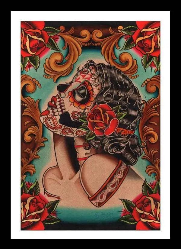 Lil Chris Muerta Print - Lowbrow Art Company