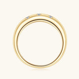 925 Sterling Silver Inlaid Moissanite Star Ring - Trendsi - Flyclothing LLC