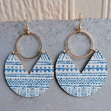 Ms.Pac-Man Shape Wooden Dangle Earrings - Trendsi - Flyclothing LLC