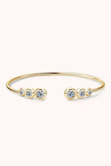 1.8 Carat Moissanite 925 Sterling Silver Bracelet - Trendsi