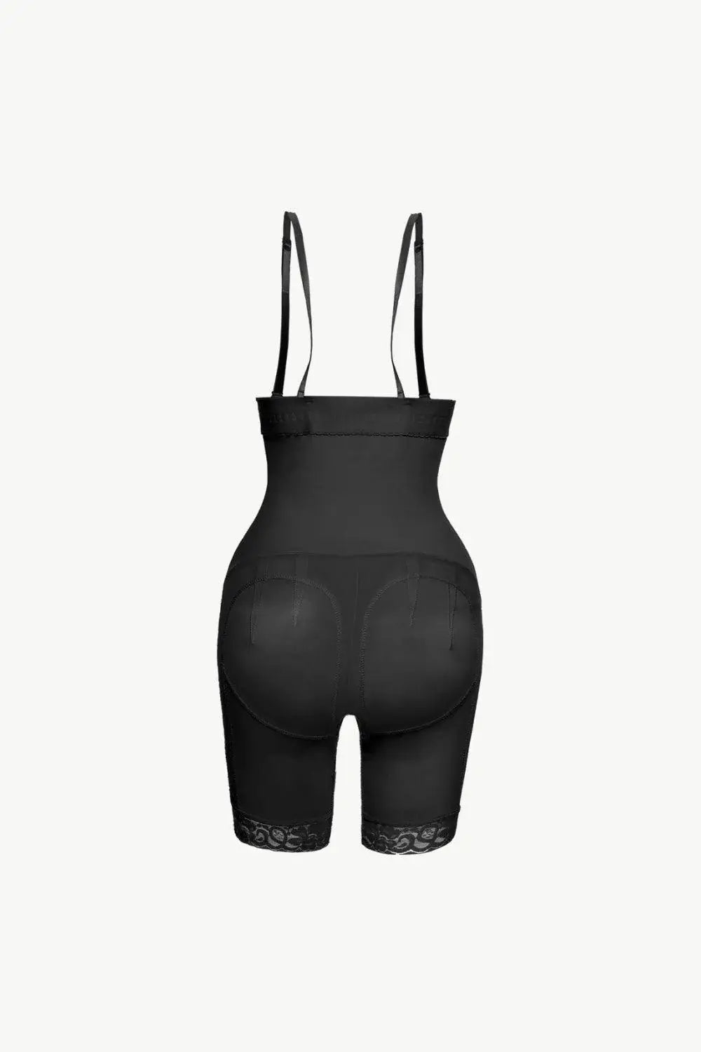 Full Size Hook-and-Eye Lace Trim Shaping Bodysuit - Trendsi - Flyclothing LLC
