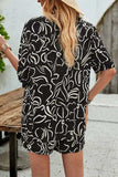 Printed Button Up Shirt and Shorts Set - Trendsi - Flyclothing LLC