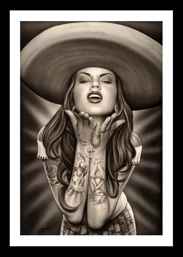 Spider Ranchera Print - Lowbrow Art Company