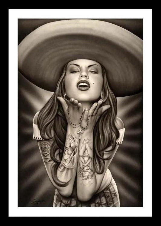 Spider Ranchera Print - Lowbrow Art Company