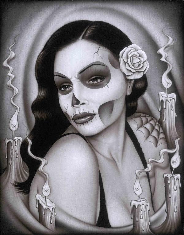 Spider Day of the Dead Aria Print - Flyclothing LLC