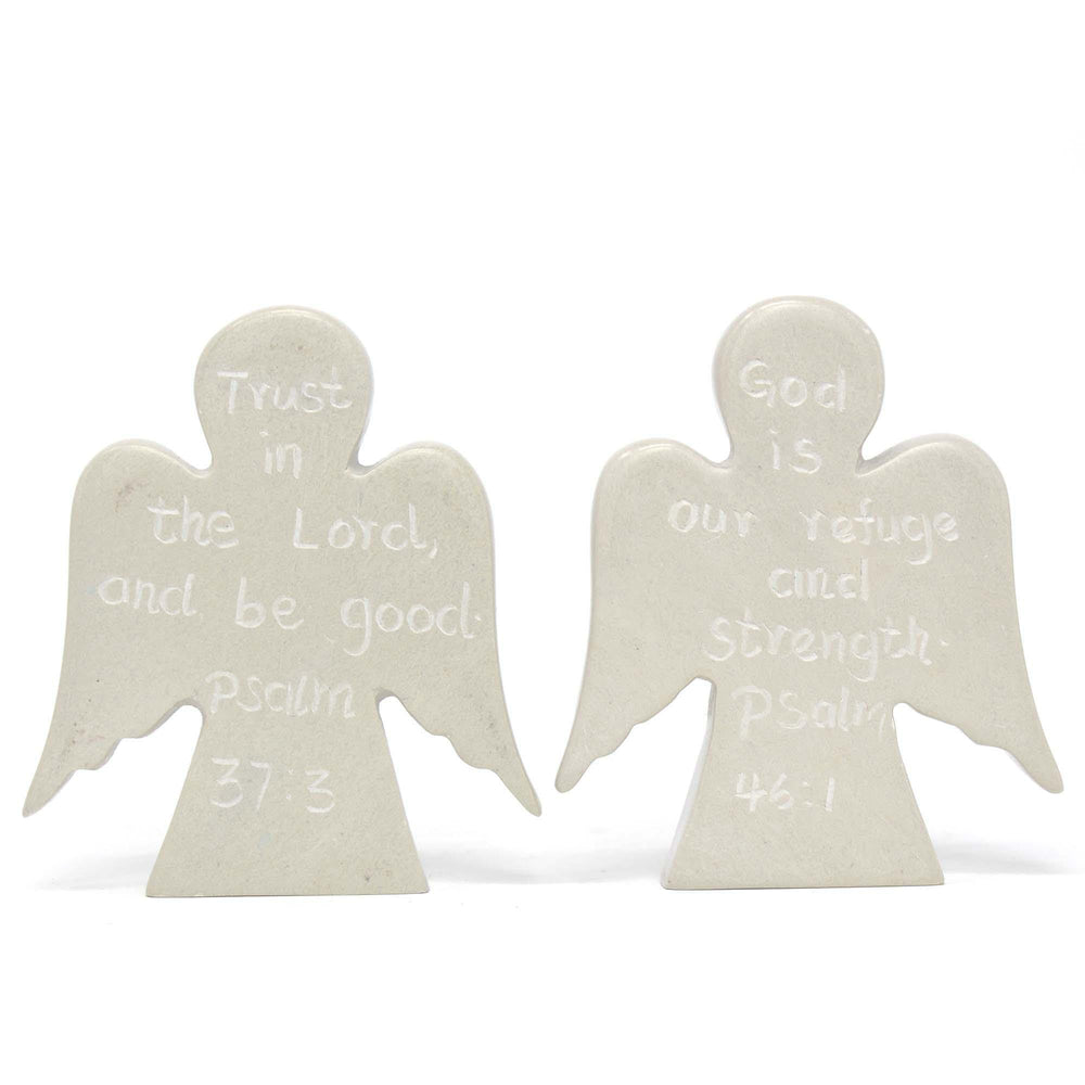 Angel Devotional Tokens with Psalm Inscriptions, Set of 2 - SMOLArt