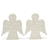 Angel Devotional Tokens with Psalm Inscriptions, Set of 2 - SMOLArt