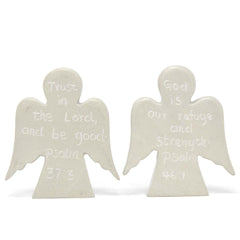 Angel Devotional Tokens with Psalm Inscriptions, Set of 2 - SMOLArt