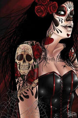 Kris Chisholm Dia De Los Muertos Print - Lowbrow Art Company