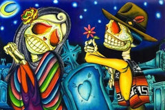 Dave Sanchez Noche De Los Muertos Print - Lowbrow Art Company