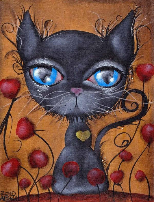 Abril Andrade Poker Print - Lowbrow Art Company