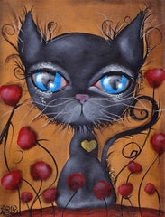 Abril Andrade Poker Print - Lowbrow Art Company