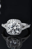 3 Carat Moissanite Halo Ring - Trendsi