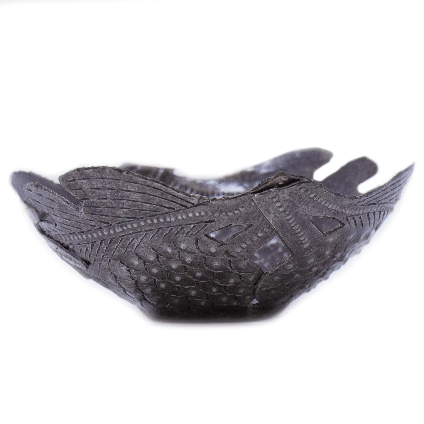 Decorative Drum Art Bowl or Votive, Fruit on Vine - Haitian Artisans - Flyclothing LLC