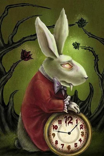 Levins White Rabbit 12X18 Print - Lowbrow Art Company