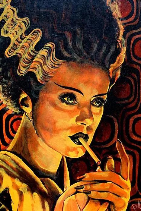 Looking for Monster Love 12x18 Print - Lowbrow Art Company