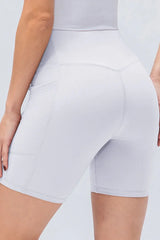 Slim Fit V-Waistband Sports Shorts - Trendsi - Flyclothing LLC