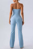 Sleeveless Straight Active Jumpsuit - Trendsi - Flyclothing LLC