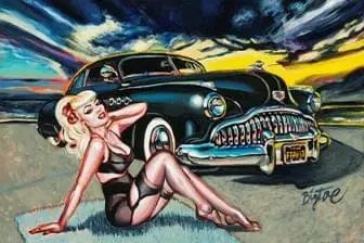 Big Toe Black Magic 12x18 Print - Lowbrow Art Company